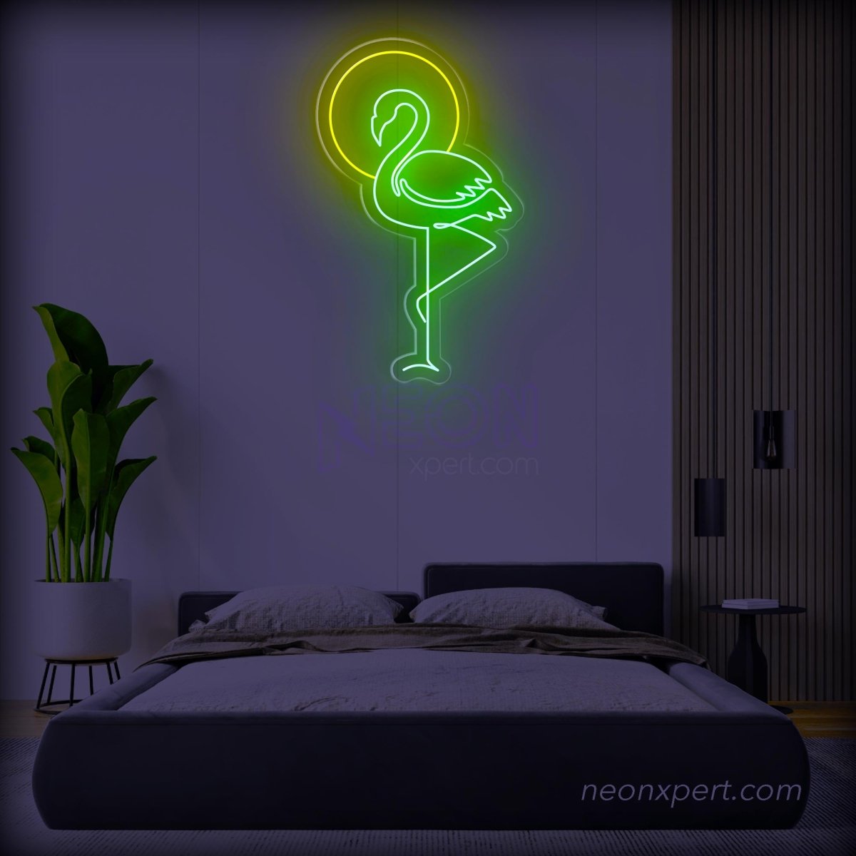 Flamingo Sun Neon LED Lights - NeonXpert