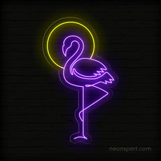 Flamingo Sun Neon LED Lights - NeonXpert