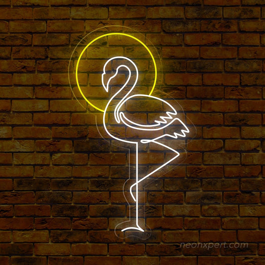 Flamingo Sun Neon LED Lights - NeonXpert