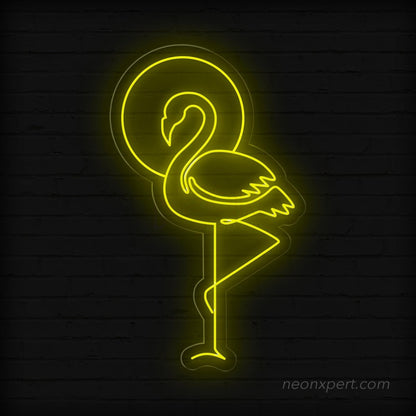Flamingo Sun Neon LED Lights - NeonXpert
