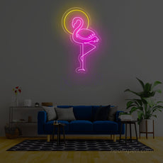 Flamingo Sun Neon LED Lights - NeonXpert