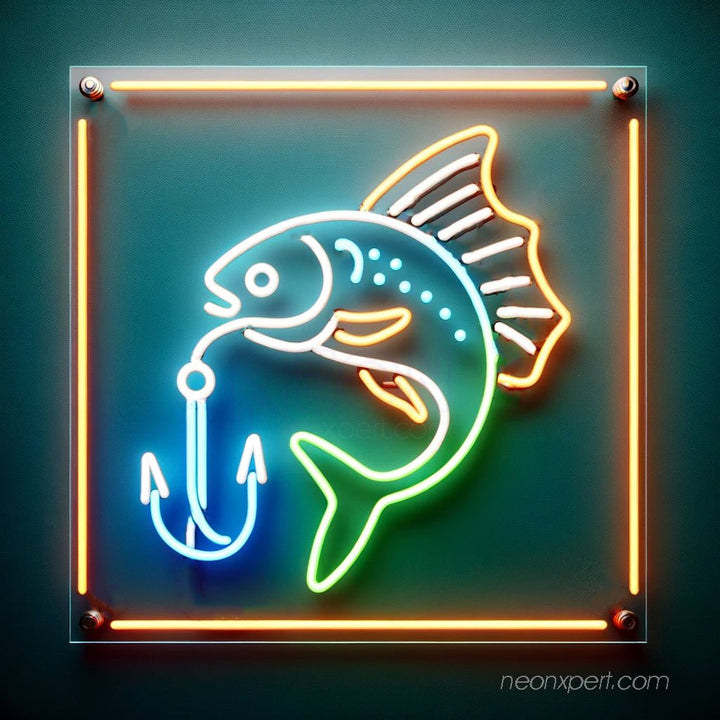 Fishing LED Neon Sign Wall Decor – NeonXpert