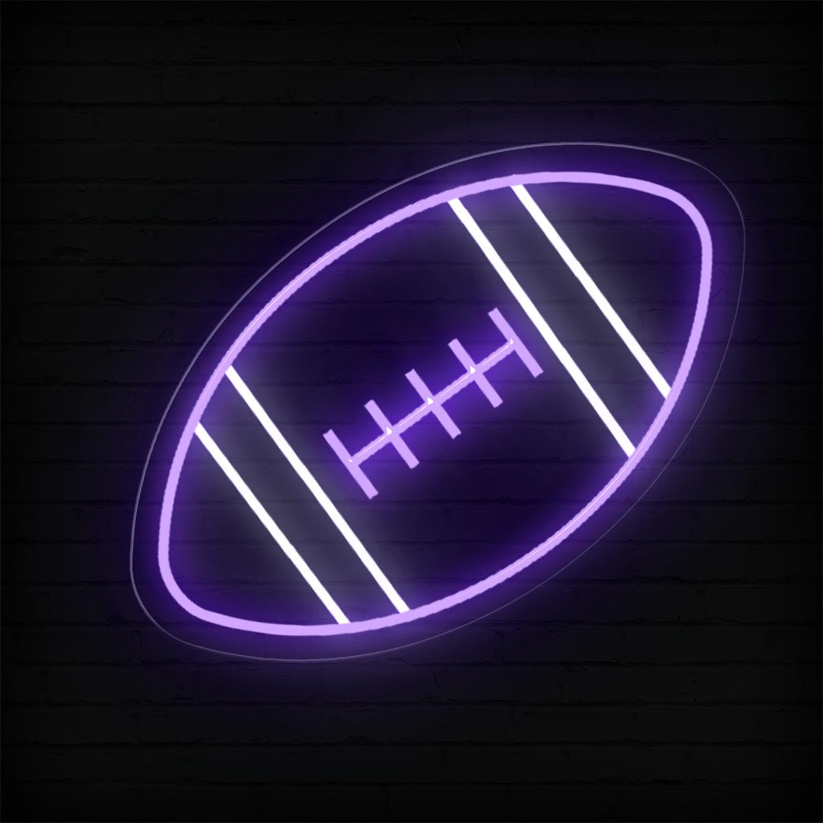 Football Neon Sign - Perfect LED Light for Game Rooms & Man Caves - NEONXPERT