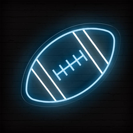 Football Neon Sign - Perfect LED Light for Game Rooms & Man Caves - NEONXPERT