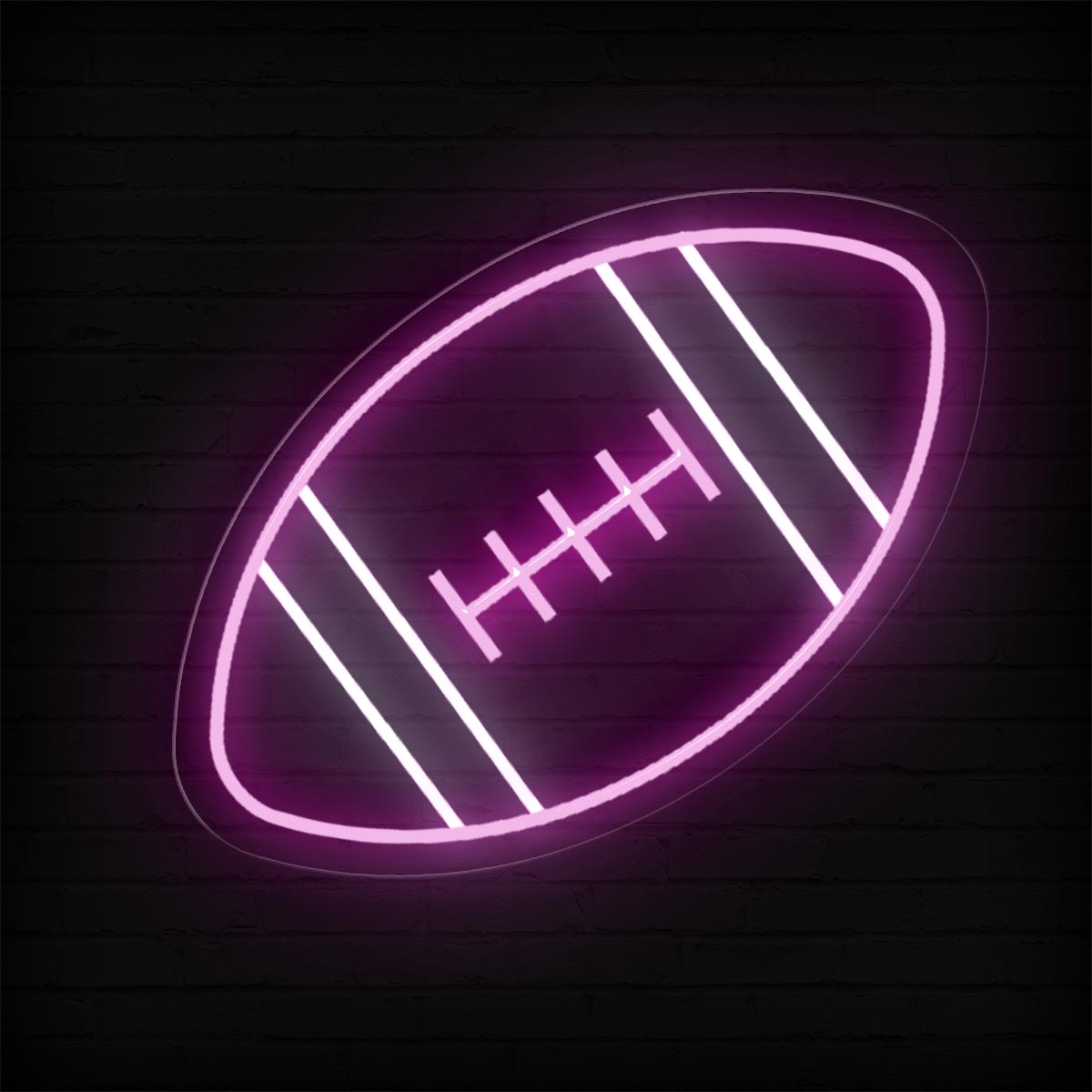Football Neon Sign - Perfect LED Light for Game Rooms & Man Caves - NEONXPERT