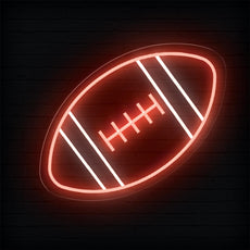 Football Neon Sign - Perfect LED Light for Game Rooms & Man Caves - NEONXPERT