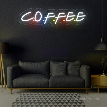 Friends Coffee LED Neon Sign: Perfect Brew for Fans - NeonXpert