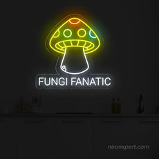 Fungi Fanatic Mushroom LED Neon Sign - NeonXpert