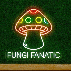 Fungi Fanatic Mushroom LED Neon Sign - NeonXpert