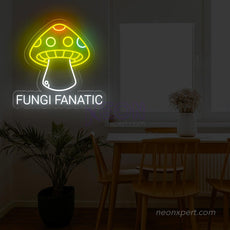 Fungi Fanatic Mushroom LED Neon Sign - NeonXpert