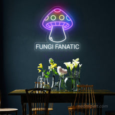 Fungi Fanatic Mushroom LED Neon Sign - NeonXpert