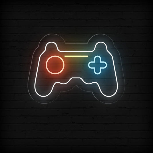 Game Controller Neon Sign - Essential Game Room Decor - NEONXPERT