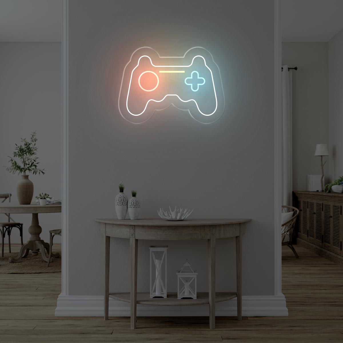 Game Controller Neon Sign - Essential Game Room Decor - NEONXPERT