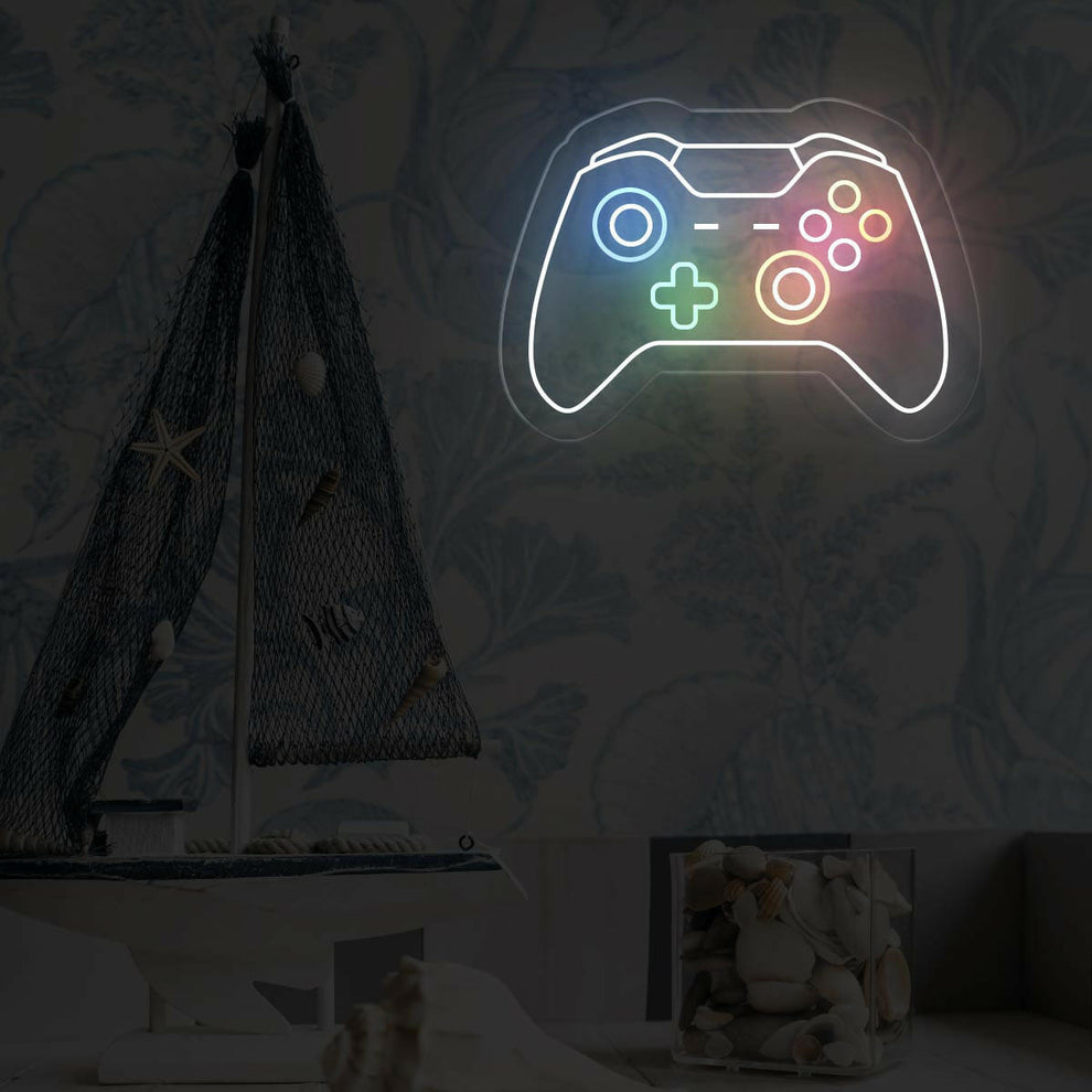 Game Controller Neon Sign - Light Up Your Gaming World - NeonXpert
