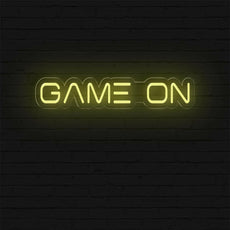 Game On Neon Sign - Game Room Led Light Decor - NEONXPERT