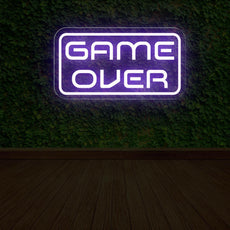 Game Over Neon Sign | Perfect LED Light For Game Room - NEONXPERT