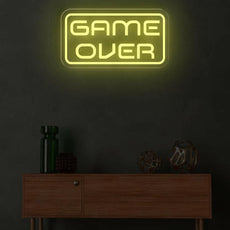 Game Over Neon Sign | Perfect LED Light For Game Room - NEONXPERT