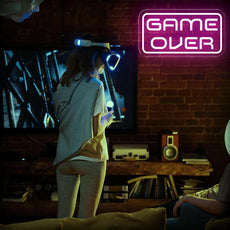 Game Over Neon Sign | Perfect LED Light For Game Room - NEONXPERT