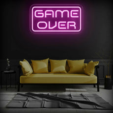 Game Over Neon Sign | Perfect LED Light For Game Room - NEONXPERT