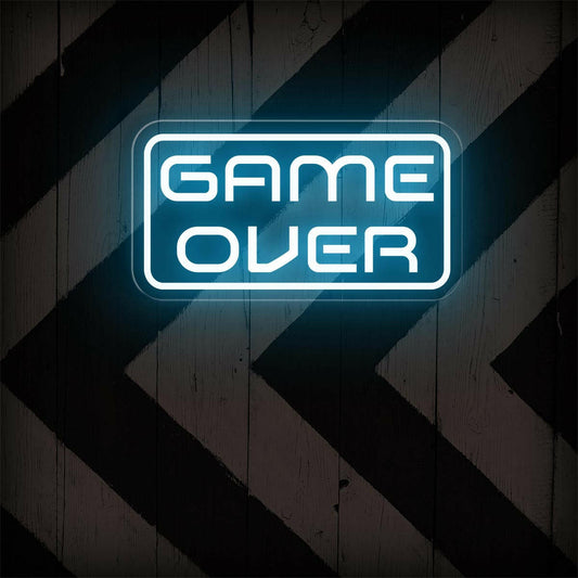 Game Over Neon Sign | Perfect LED Light For Game Room - NEONXPERT