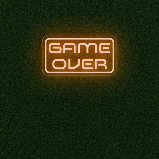 Game Over Neon Sign | Perfect LED Light For Game Room - NEONXPERT