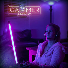 Gamer Energy LED Neon Sign: Brighten Up Your Gaming Room - NEONXPERT