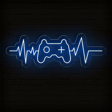 Gamer Heartbeat LED Neon Sign | Best Gaming Room Decor - NEONXPERT