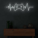 Gamer Heartbeat LED Neon Sign | Best Gaming Room Decor - NEONXPERT