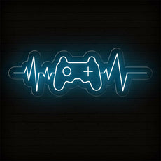 Gamer Heartbeat LED Neon Sign | Best Gaming Room Decor - NEONXPERT