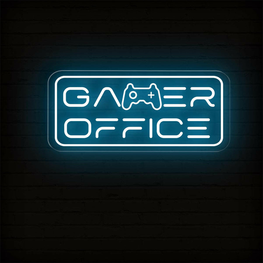 Gamer Office Neon Sign - Illuminate Your Workspace with Style - NEONXPERT