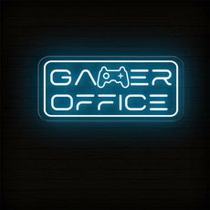 Gamer Office Neon Sign - Illuminate Your Workspace with Style - NEONXPERT