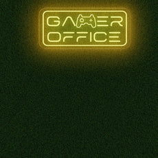 Gamer Office Neon Sign - Illuminate Your Workspace with Style - NEONXPERT