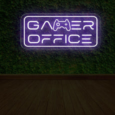 Gamer Office Neon Sign - Illuminate Your Workspace with Style - NEONXPERT