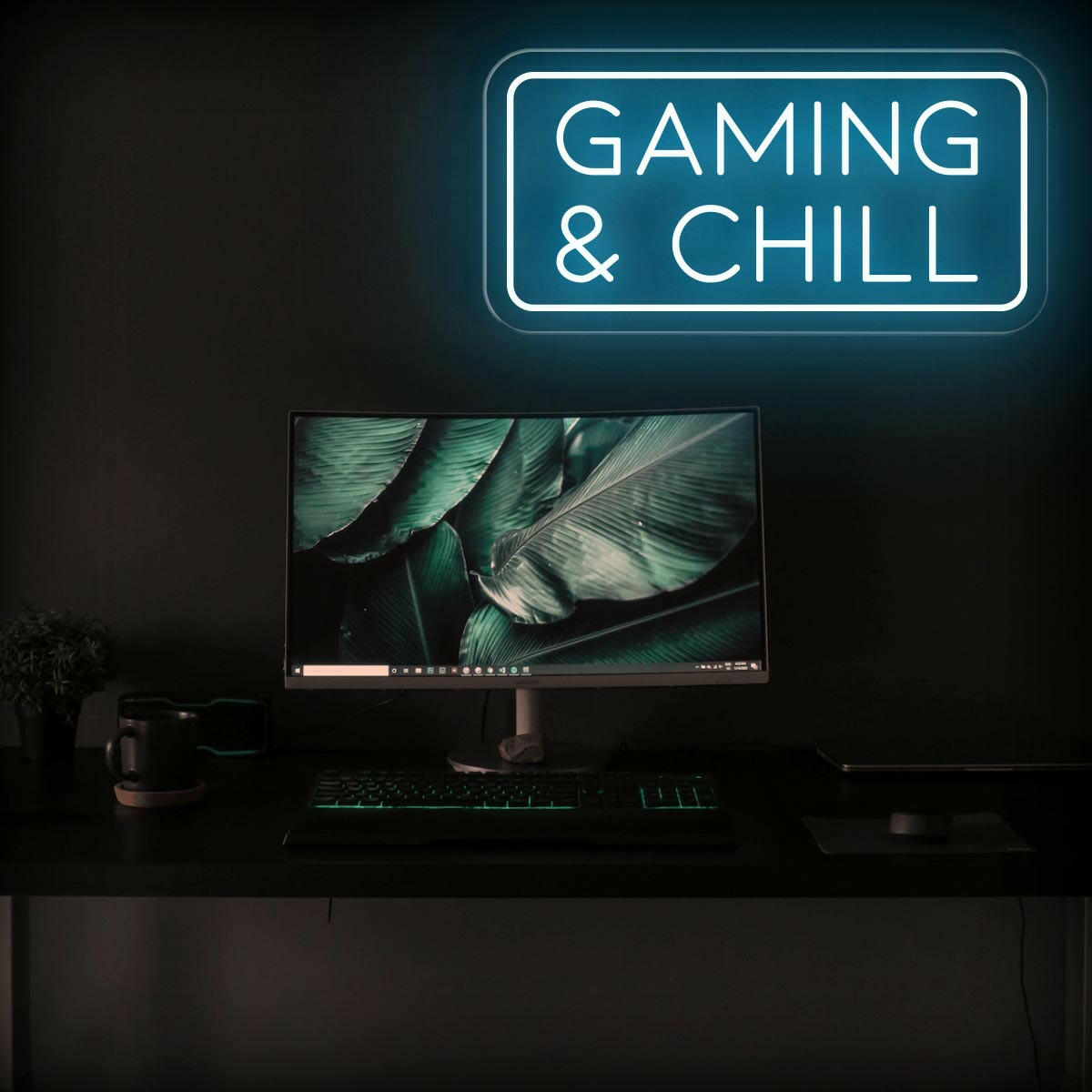 Gaming & Chill Neon Sign - Cozy Game Room Lighting - NEONXPERT