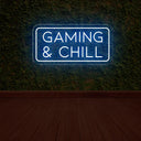 Gaming & Chill Neon Sign - Cozy Game Room Lighting - NEONXPERT