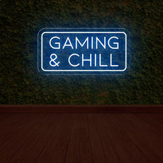 Gaming & Chill Neon Sign - Cozy Game Room Lighting - NEONXPERT