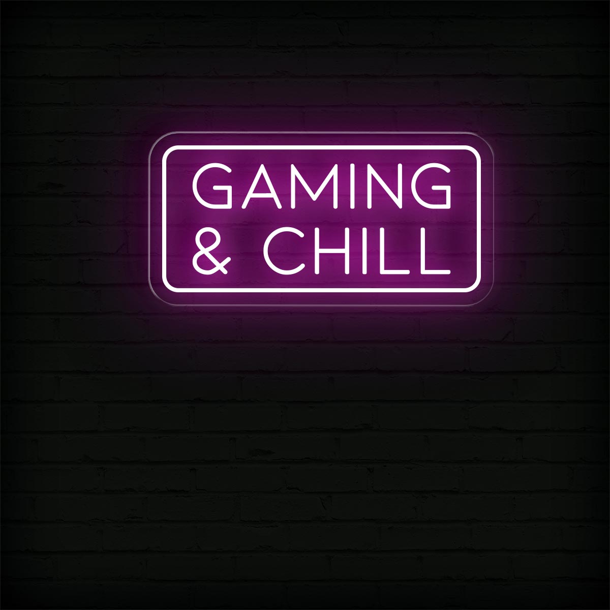 Gaming & Chill Neon Sign - Cozy Game Room Lighting - NEONXPERT