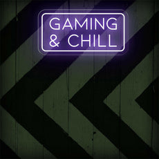 Gaming & Chill Neon Sign - Cozy Game Room Lighting - NEONXPERT