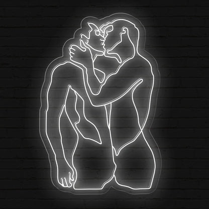 Gay Erotic Art Neon Sign - LGBT Pride Decor - NeonXpert