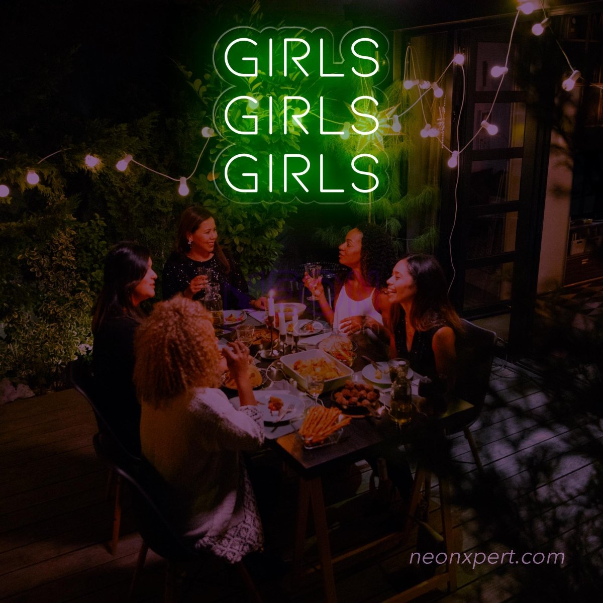 Girls Girls Girls LED Neon Sign - NeonXpert