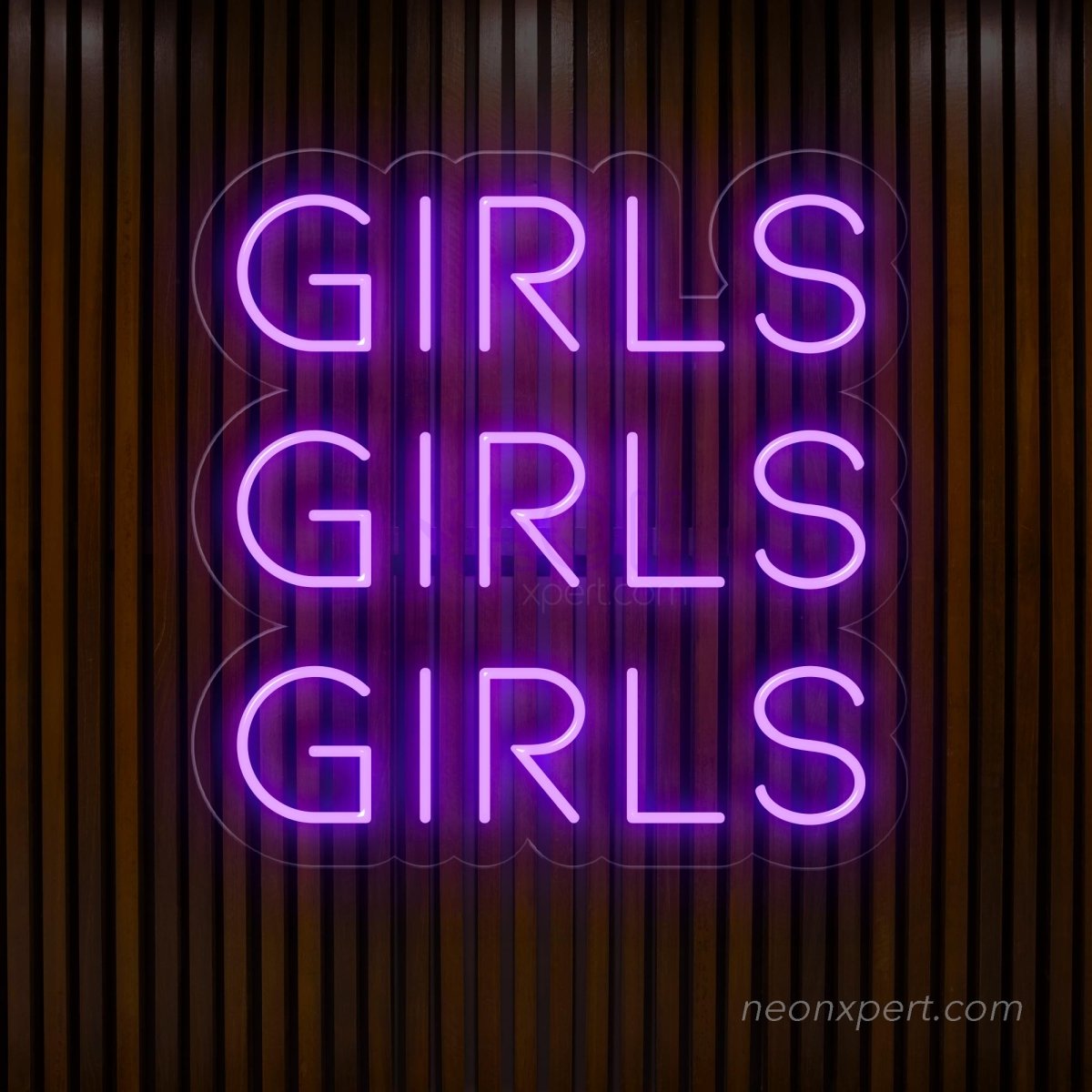Girls Girls Girls LED Neon Sign - NeonXpert