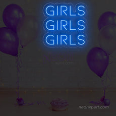 Girls Girls Girls LED Neon Sign - NeonXpert