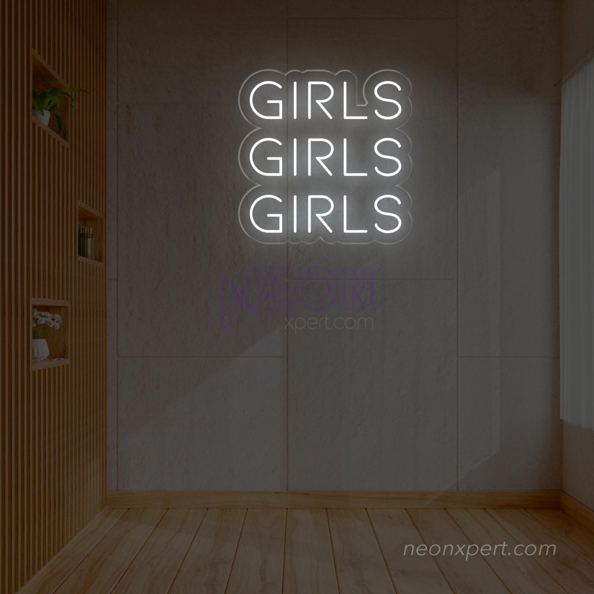 Girls Girls Girls LED Neon Sign - NeonXpert