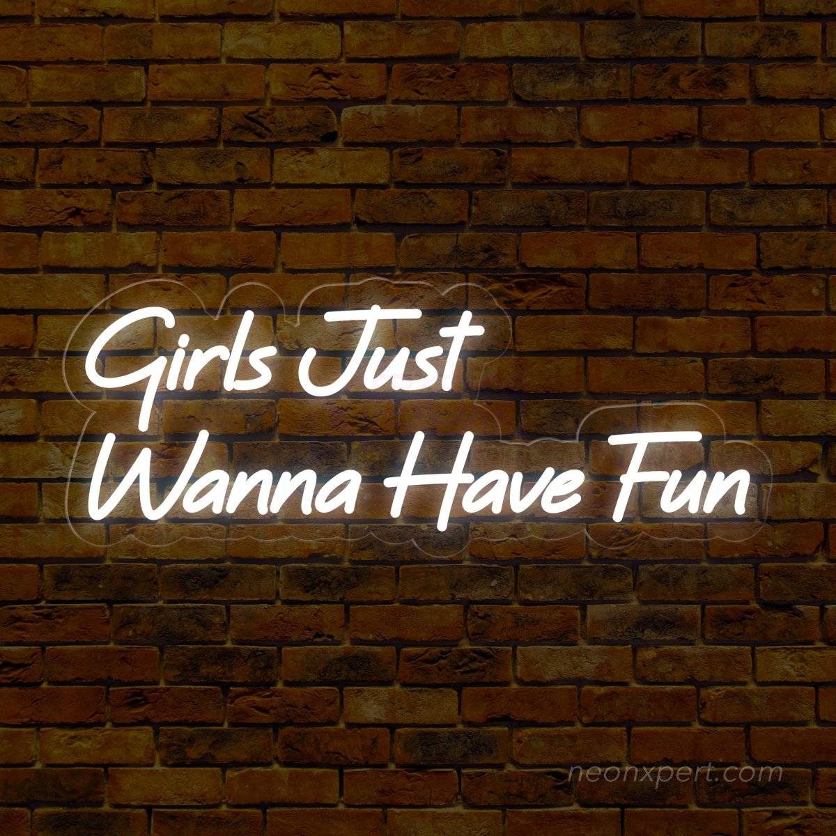 Girls Just Wanna Have Fun Neon Sign - Party Highlight | Lively LED Decor - NeonXpert