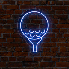 Golf Ball Neon Sign - A Perfect Addition to Your Space - NEONXPERT