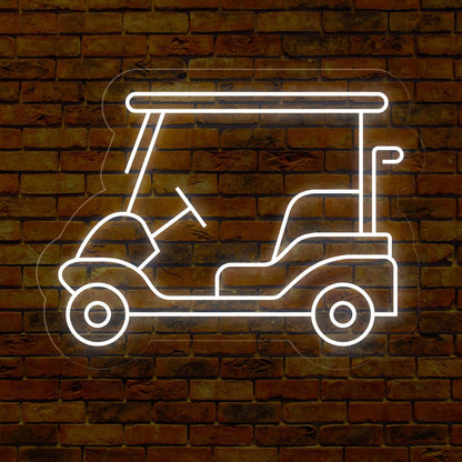Golf Cart Neon Sign | Golf Cart Parking Outdoor LED Light - NEONXPERT