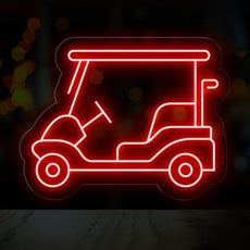 Golf Cart Neon Sign | Golf Cart Parking Outdoor LED Light - NEONXPERT