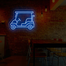 Golf Cart Neon Sign | Golf Cart Parking Outdoor LED Light - NEONXPERT