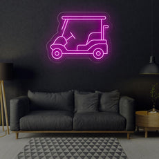 Golf Cart Neon Sign | Golf Cart Parking Outdoor LED Light - NEONXPERT