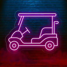 Golf Cart Neon Sign | Golf Cart Parking Outdoor LED Light - NEONXPERT